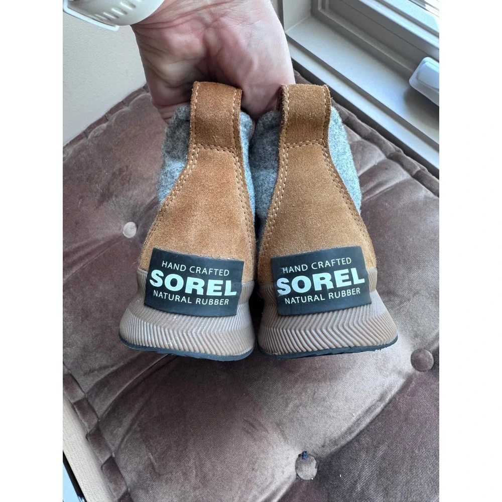 Sorel Out N About III Classic Waterproof Duck Boots Grey Brown Women Size 5
